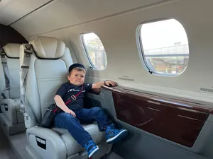Hasbulla Riding Private Jet Wallpaper