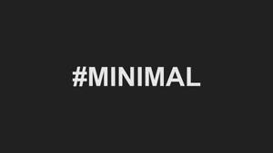 Hashtag Minimal Typography Wallpaper