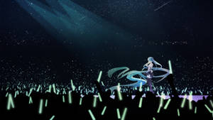 Hatsune Miku's Concert Wallpaper