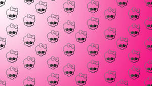 Haunted By A Pink Skull Wallpaper