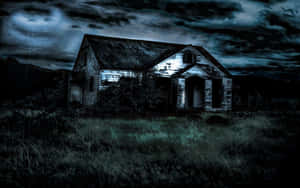 Haunted_ House_ Under_ Moonlight Wallpaper