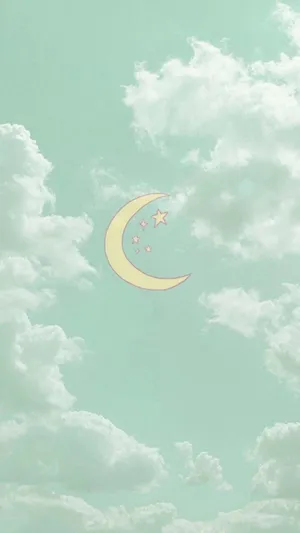 Have A Bright Day With The Pink And Green Aesthetic Wallpaper