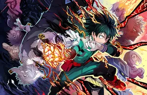 Have A Hero-filled Halloween With My Hero Academia Wallpaper