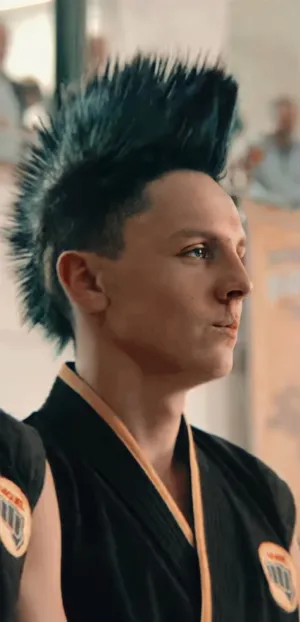 Hawk Cobra Kai With Spiky Hair Wallpaper