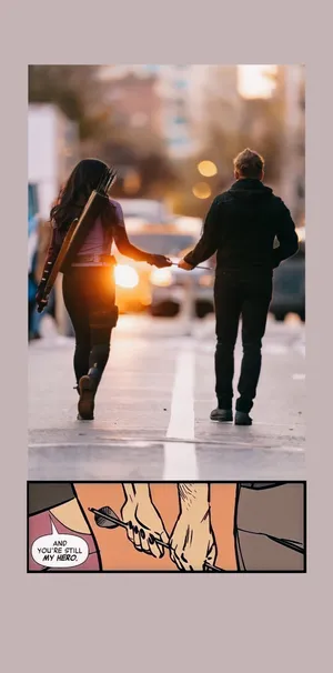 Hawkeye And Kate Bishop Wallpaper