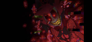 Hazbin Hotel Alastor Devil Form Fan Art Wallpaper