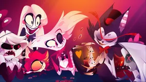 Hazbin Hotel Fun Game Night Wallpaper