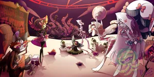 Hazbin Hotel Weird Fan Art Wallpaper