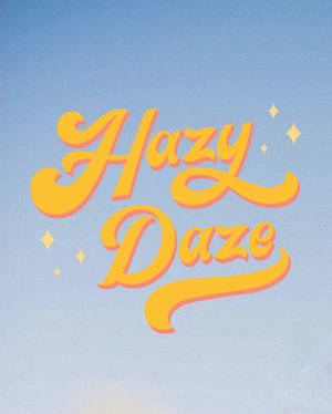 Hazy Daze 70s Retro Aesthetic Wallpaper