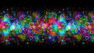 Hd Abstract Multicolored Bubbles Wallpaper