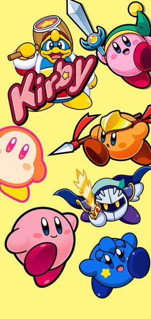 Hd Adorable Kirby And Friends Wallpaper