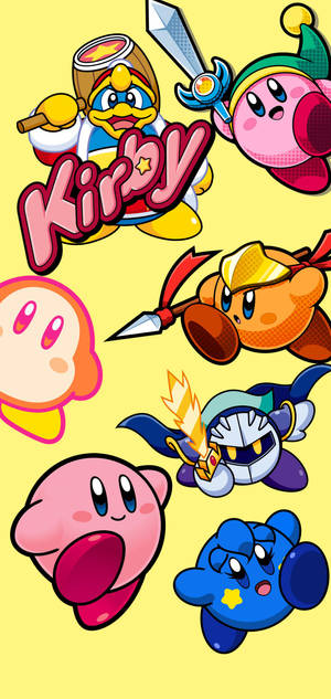 Check Out Some Adorable Kirby Battle Royale Wallpapers - My