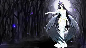 Hd Aesthetic Albedo Overlord Artwork Wallpaper