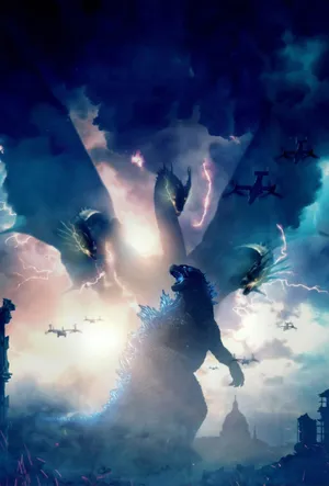 Hd Aesthetic Battle Godzilla King Of The Monsters Wallpaper