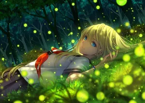 Hd Anime Evergreen Wallpaper