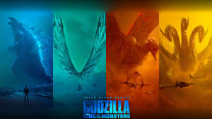 Hd Beasts Of Godzilla King Of The Monsters Wallpaper