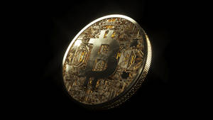 Hd Bitcoin Coded Coin Wallpaper