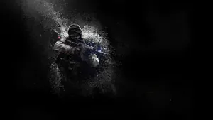 Hd Black Aesthetic Csgo Shooter Wallpaper