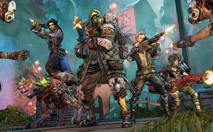 Hd Borderlands 3 Cool Battle Wallpaper
