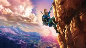 Hd Breath Of The Wild Link Art Wallpaper