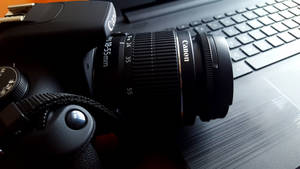 Hd Camera On A Laptop Wallpaper
