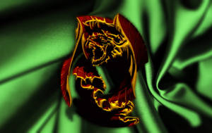 Hd Dragon 3d Red Emblem Wallpaper