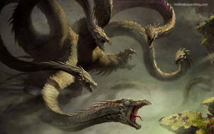 Hd Dragon Multi-headed Wallpaper