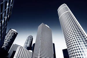 Hd Engineering Skyscrapers Low Angle Shot Wallpaper