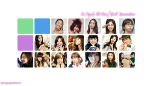Hd Girls' Generation Collage Art Wallpaper