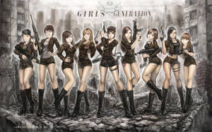 Hd Girls' Generation Drawing Wallpaper