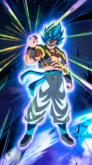 Gogeta ssj Blue Vs Broly  Dragon ball wallpapers, Dragon ball