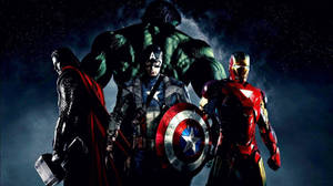 Hd Iron Man, Hulk, Thor, And Captain America Wallpaper