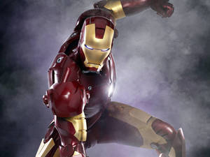 Hd Iron Man In The Fog Wallpaper