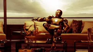Hd Iron Man On The Couch Wallpaper