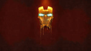 Hd Iron Man Paint Drip Wallpaper
