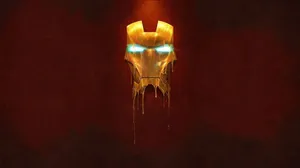 Hd Iron Man Paint Drip Wallpaper