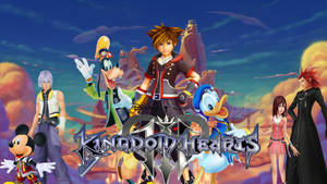 Hd Kingdom Hearts 3 And Disney Poster Wallpaper