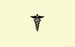 Hd Medical Staff Minimalist Logo Wallpaper