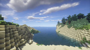 Hd Minecraft Terrain Wallpaper