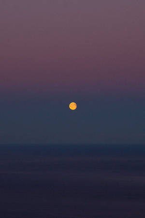 Hd Moon During Dawn Wallpaper