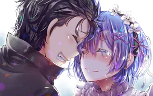 Hd Natsuki And Rem Of Re Zero Wallpaper