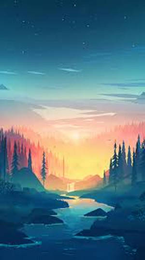 Hd Nature Phone Digital Art Wallpaper