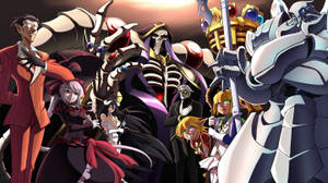 Hd Overlord Ainz Ooal Gown And Floor Guardians Wallpaper