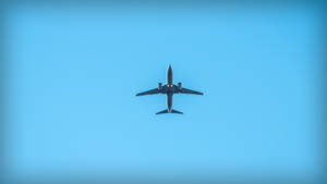Hd Plane Flying Overhead Wallpaper