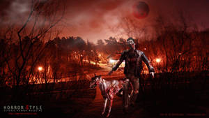 Hd Resident Evil Zombie And Dog Wallpaper