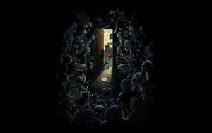 Hd Scary Dark Room Wallpaper