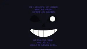 Hd Undertale Sans Dark Quote Wallpaper