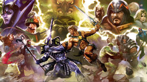 He-man And The Masters Of The Universe 3d Illustration Wallpaper