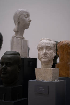 Head Sculpture Collection Wallpaper