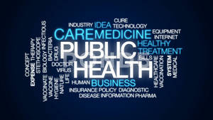 Healthcare Word Cloud Wallpaper